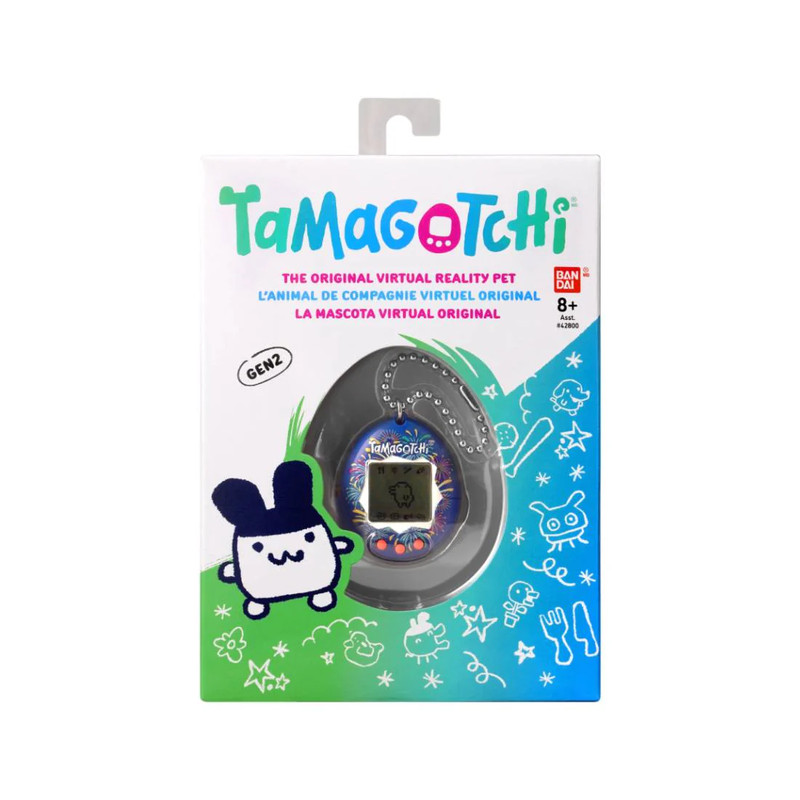 Bandai Original Tamagotchi FireWorks Style Virtual Pet - لعبة